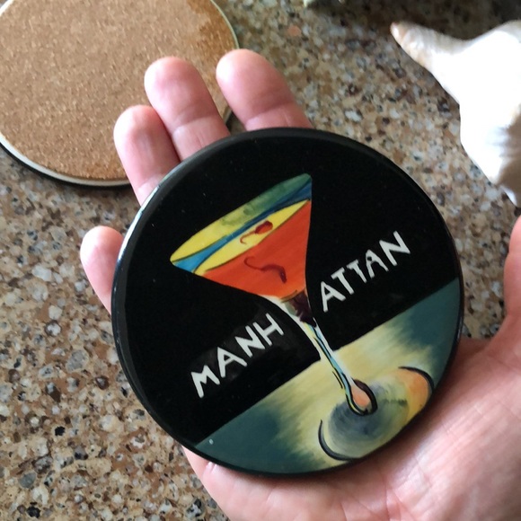 Free with $25 Purchase-Set of 2 Coasters-EUC - Picture 7 of 9